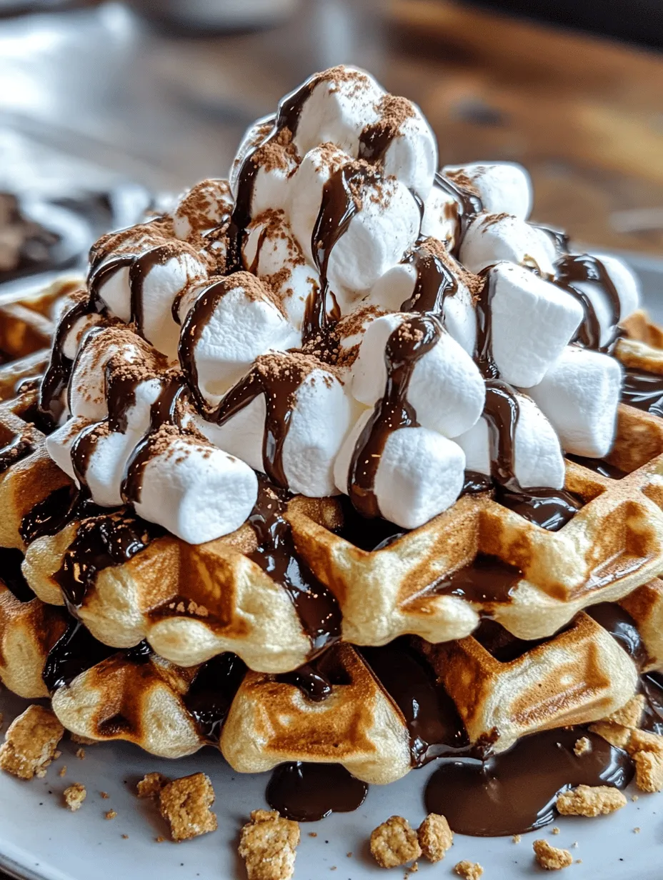 Indulging in a sweet breakfast treat is one of life's simple pleasures, and what better way to do it than with a delicious recipe for S’mores Waffles? This delightful twist combines the nostalgic flavors of classic s’mores—graham crackers, chocolate, and marshmallows—into fluffy, golden waffles that are perfect for any morning or brunch occasion. Imagine biting into a warm, crispy waffle, only to discover gooey chocolate and melted marshmallows hidden within. It’s a breakfast that feels like a camping trip treat but can be made right in your kitchen.