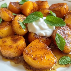 When preparing Sweet & Savory Pan-Fried Peaches, the choice of ingredients plays a significant role in the overall taste and presentation of the dish. Below is a detailed description of each component, highlighting their importance and selecting tips to ensure the best results.