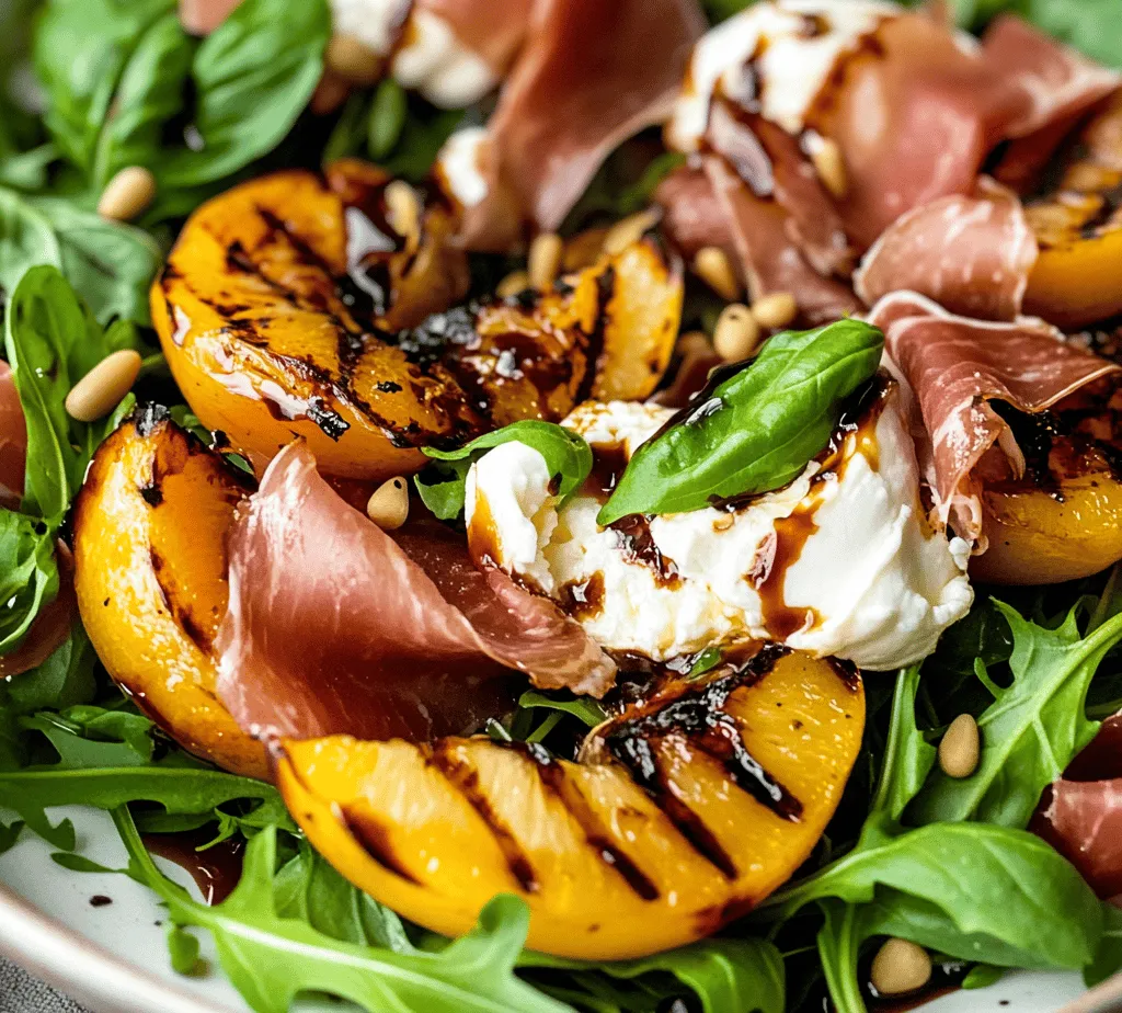 As summer approaches and the days grow warmer, the culinary world embraces fresh, vibrant ingredients that celebrate the season. One dish that beautifully encapsulates this essence is the Grilled Nectarine Burrata Prosciutto Salad. This delightful salad combines the sweet juiciness of grilled nectarines, the creamy decadence of burrata cheese, and the savory richness of prosciutto, creating a medley of flavors that is as enticing to the palate as it is visually stunning.