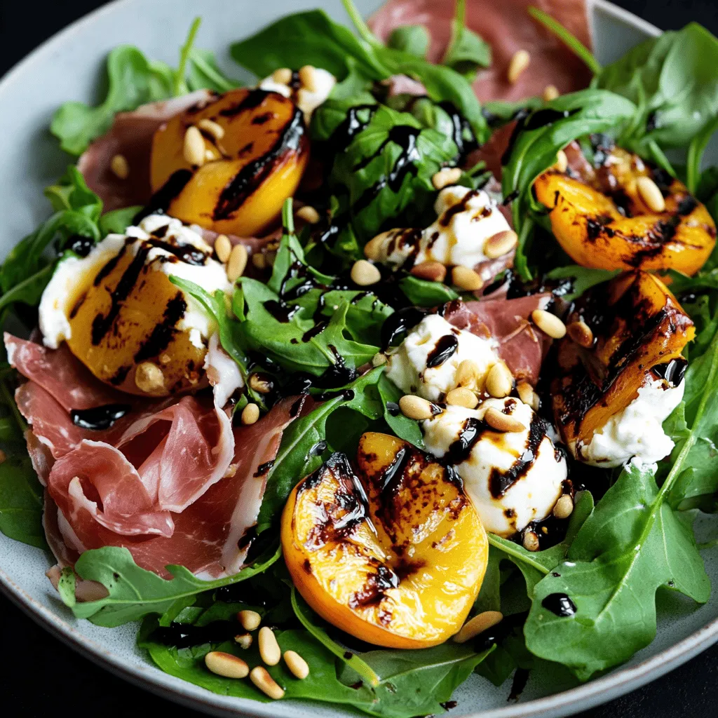 As summer approaches and the days grow warmer, the culinary world embraces fresh, vibrant ingredients that celebrate the season. One dish that beautifully encapsulates this essence is the Grilled Nectarine Burrata Prosciutto Salad. This delightful salad combines the sweet juiciness of grilled nectarines, the creamy decadence of burrata cheese, and the savory richness of prosciutto, creating a medley of flavors that is as enticing to the palate as it is visually stunning.