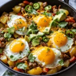 If you’re searching for a breakfast recipe that checks all the boxes for flavor, nutrition, and satisfaction, look no further than the Loaded Breakfast Hash Fiesta. This hearty dish is a delightful way to start your day, combining a medley of textures and tastes that will leave you feeling energized and ready to take on whatever comes your way. Imagine a vibrant plate filled with crispy potatoes, colorful bell peppers, savory breakfast sausage, and perfectly cooked eggs, all topped off with creamy avocado and a sprinkle of cheese. Each bite is a fiesta of flavors that celebrates the essence of breakfast in a way that is both comforting and exciting.