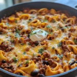 In the world of culinary fusion, few dishes manage to capture the imagination quite like Cheesy Beef Enchilada Tortellini. This innovative recipe marries the comforting essence of traditional Italian tortellini with the bold, vibrant flavors of Mexican enchiladas, creating a dish that is not only hearty and satisfying but also bursting with taste. The combination of cheese-filled pasta enveloped in a savory enchilada sauce presents a delightful twist on two beloved cuisines, making it a must-try for food enthusiasts and home cooks alike.