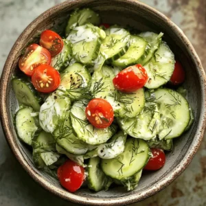 Salads have become a staple in cuisines around the globe, celebrated not only for their versatility but also for their health benefits. Whether served as a light meal, a side dish, or a colorful addition to a larger feast, salads can be adapted to suit any palate. One particularly vibrant and refreshing option is the Cucumber Dill Salad, a dish that perfectly embodies the spirit of summer with its crisp textures and bright flavors.
