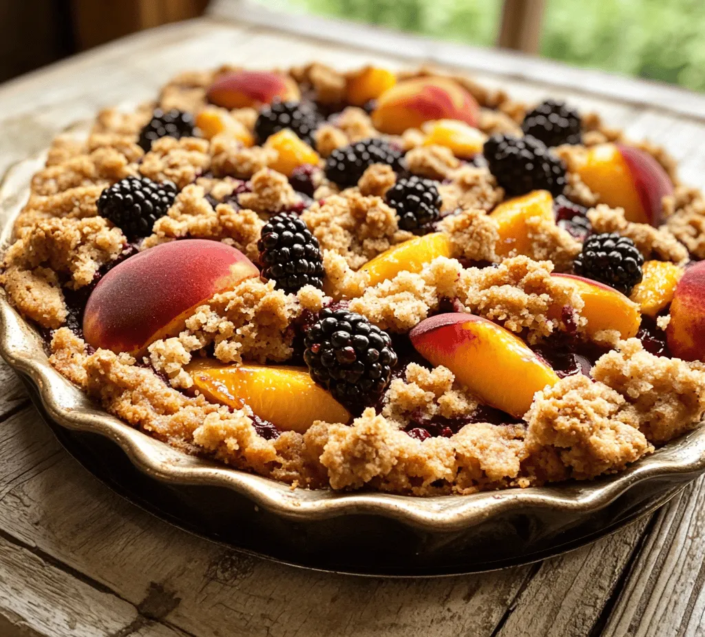 To create the perfect Peach Blackberry Coffee Cake Delight, we need to consider the essential ingredients that contribute to its flavor and texture. Each component plays a vital role in crafting this delectable dessert.