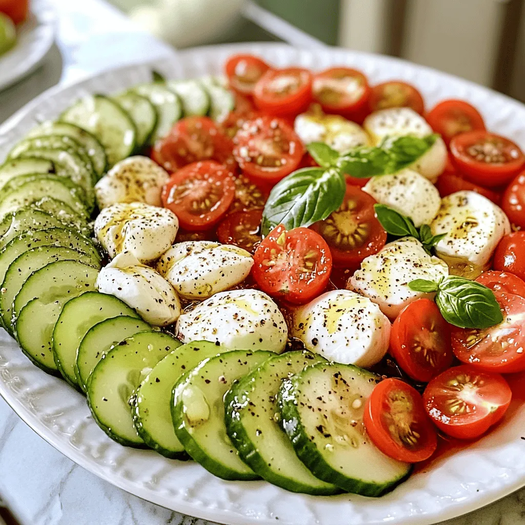 As the summer sun blazes overhead, nothing quite captures the essence of the season like a refreshing salad. When the temperatures rise, our cravings shift toward lighter, cooler dishes that not only satisfy our hunger but also nourish our bodies. This is where the Cucumber Caprese Salad comes into play—a vibrant medley of fresh ingredients that embodies the spirit of summer. Utilizing seasonal produce, this salad is a delightful combination of flavors and textures that make it a staple for outdoor gatherings, barbecues, or light lunches.