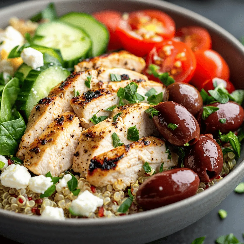 In a world increasingly focused on health consciousness, the Mediterranean diet stands out as an exemplary model of how to enjoy food that is both nutritious and delicious. It embraces a variety of fresh ingredients, healthy fats, and whole foods, focusing on balanced meals that leave you feeling satisfied. Today, we are excited to share a recipe that embodies these principles: Easy Healthy Greek Chicken Bowls. This dish is not only a feast for the senses but also a powerhouse of nutrition, making it perfect for lunch, dinner, or meal prep for the week ahead.