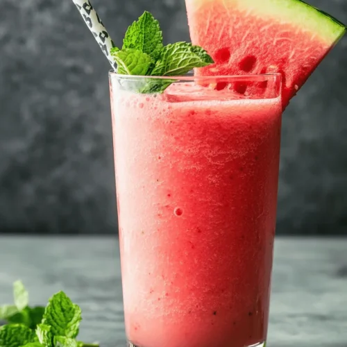 Smoothies have become a beloved staple for health-conscious individuals, offering a quick and easy way to incorporate essential nutrients into our diets while satisfying our cravings for something delicious. Particularly during the warmer months, these blended beverages serve as a refreshing treat that can also help keep us hydrated. One standout smoothie that perfectly embodies this essence is the Refreshing Watermelon Smoothie with Coconut Water. This vibrant drink not only tantalizes the taste buds with its delightful combination of flavors but also packs a nutritional punch that makes it a fantastic choice for any time of day.
