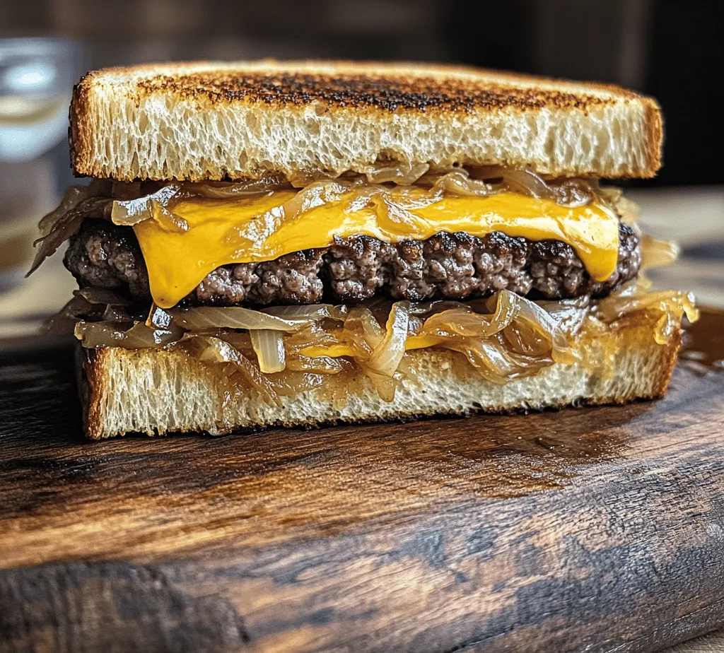 The classic patty melt is a beloved comfort food that has stood the test of time, capturing the hearts and taste buds of generations. This delightful sandwich is a harmonious blend of juicy beef patties, sweet caramelized onions, and melted cheese, all nestled between slices of toasted rye bread. The combination of these ingredients creates a symphony of flavors and textures that is both satisfying and comforting.