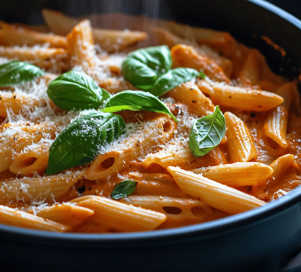 Before we dive into the cooking process, let’s take a closer look at the ingredients that contribute to the flavor and texture of the Easy One Pot Creamy Tomato Pasta. Each component plays a vital role in creating this delicious meal.