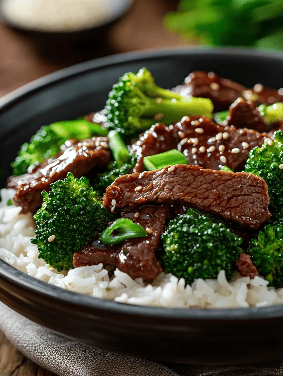 Welcome to the culinary world of Tangy Chinese Beef and Broccoli Delight—a dish that encapsulates the essence of Chinese cuisine while delivering a delightful burst of flavors. This dish combines tender flank steak and crisp broccoli, all enveloped in a tangy sauce that is sure to tantalize your taste buds. For those seeking a quick yet satisfying meal, this stir-fry recipe is the perfect solution. Not only is it easy to prepare, but it also embraces wholesome ingredients that contribute to a balanced diet.