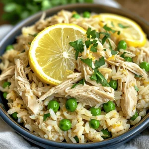 In the bustling world of meal preparation, finding a dish that marries convenience with vibrant flavors can feel like a daunting task. Enter the Zesty Slow Cooker Lemon Herb Chicken & Rice—a delightful recipe that not only satisfies the taste buds but also caters to the busy lifestyles of today’s families. This dish showcases the refreshing zing of lemon, the aromatic embrace of fresh herbs, and the comforting essence of slow-cooked chicken and rice, making it a standout choice for any weeknight dinner.