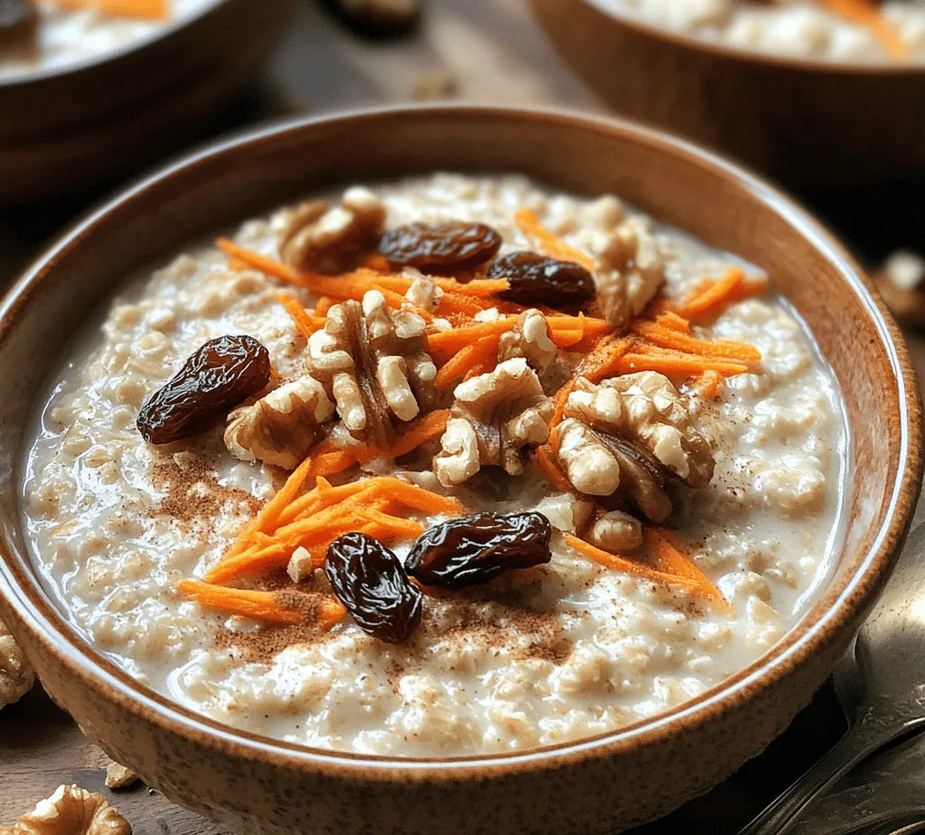 To create the perfect Carrot Cake Oatmeal Delight, it’s important to understand the key ingredients that not only contribute to the flavor but also enhance the nutritional profile of this dish.
