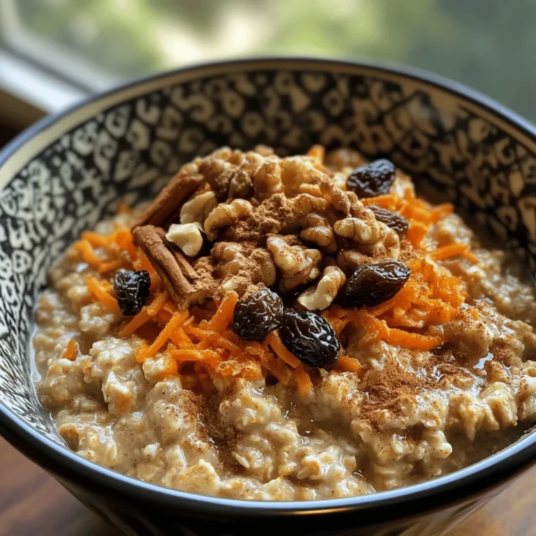 To create the perfect Carrot Cake Oatmeal Delight, it’s important to understand the key ingredients that not only contribute to the flavor but also enhance the nutritional profile of this dish.