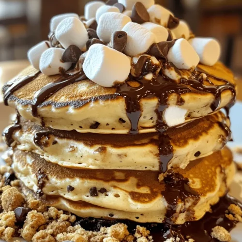 When it comes to comfort food, S’mores hold a special place in our hearts, conjuring up memories of cozy campfires, laughter, and late-night snacks. The classic combination of graham crackers, gooey marshmallows, and rich chocolate creates an irresistible treat that evokes nostalgia and warmth. Now, imagine taking that beloved campfire delight and transforming it into a breakfast masterpiece. Welcome to the world of S’mores Pancakes—a delightful twist that merges the traditional flavors of S’mores with the beloved pancake breakfast staple.