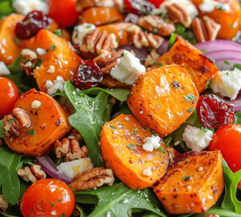 Sweet potatoes are the cornerstone of this salad, and for good reason. These vibrant tubers are a treasure trove of nutrients, providing an excellent source of vitamin A (in the form of beta-carotene), vitamin C, and various B vitamins. Not only are they rich in vitamins and minerals, but sweet potatoes are also packed with antioxidants, which play a crucial role in reducing oxidative stress in the body. The high fiber content in sweet potatoes aids digestion and helps keep you feeling full, making them a great addition to any meal.