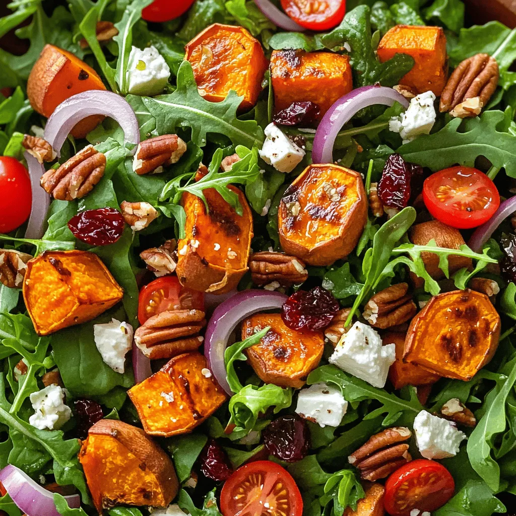 Sweet potatoes are the cornerstone of this salad, and for good reason. These vibrant tubers are a treasure trove of nutrients, providing an excellent source of vitamin A (in the form of beta-carotene), vitamin C, and various B vitamins. Not only are they rich in vitamins and minerals, but sweet potatoes are also packed with antioxidants, which play a crucial role in reducing oxidative stress in the body. The high fiber content in sweet potatoes aids digestion and helps keep you feeling full, making them a great addition to any meal.
