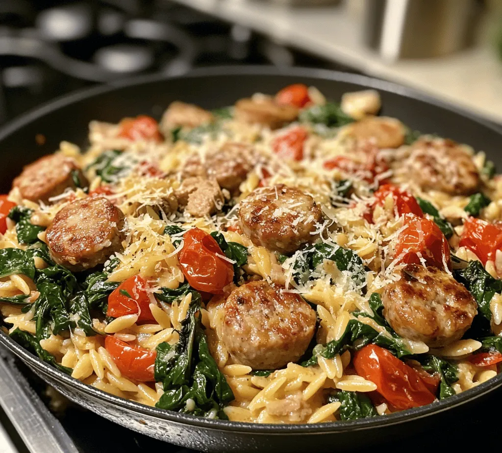 If you’re searching for a comforting, flavorful dish that’s both satisfying and easy to prepare, look no further than Creamy Chicken Sausage Orzo. This delightful one-pan meal perfectly balances rich, creamy textures with hearty ingredients, making it ideal for busy weeknights or leisurely weekend dinners. The combination of chicken sausage, orzo pasta, and fresh vegetables creates a symphony of flavors that is sure to please both families and guests alike.
