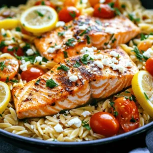 In the fast-paced world we live in, the appeal of one-skillet meals has never been higher. Perfect for busy weeknights or effortless entertaining, these meals not only save time but also minimize cleanup while delivering delicious flavors. Today, we’re diving into a vibrant and nutritious recipe: One Skillet Salmon with Lemon Orzo. This dish brilliantly brings together succulent salmon, tender orzo, and the refreshing zest of lemon, creating a symphony of flavors that delight the senses.