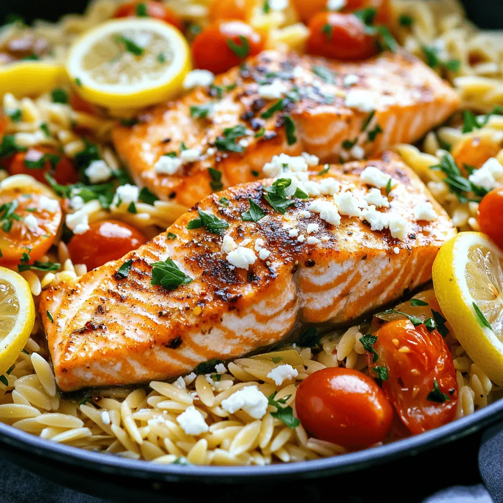 In the fast-paced world we live in, the appeal of one-skillet meals has never been higher. Perfect for busy weeknights or effortless entertaining, these meals not only save time but also minimize cleanup while delivering delicious flavors. Today, we’re diving into a vibrant and nutritious recipe: One Skillet Salmon with Lemon Orzo. This dish brilliantly brings together succulent salmon, tender orzo, and the refreshing zest of lemon, creating a symphony of flavors that delight the senses.